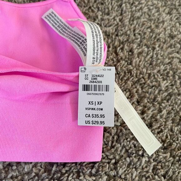 PINK Victoria Secret soft seamless leggings size xs with top - Picture 2 of 6